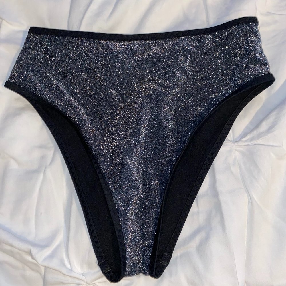 Aerie Shimmer High Waisted Swim Bottoms